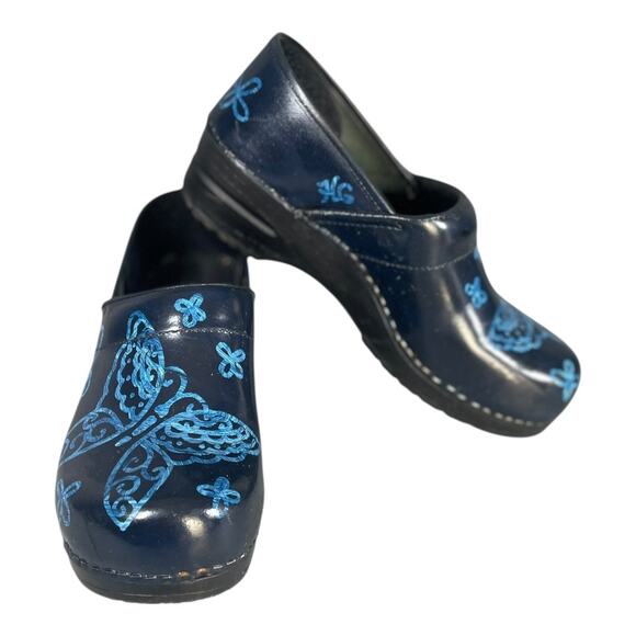 Sanita Women’s Original Butterfly Print Clogs Size-41 (11) - Picture 2 of 9